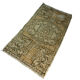 Vintage turkish pastel mini rug 91x 51 cm