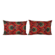 Set of 2 vintage Turkish cushion covers 38x56 cm