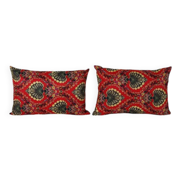 Lot de 2 housses de coussin turque vintage 38x56 cm
