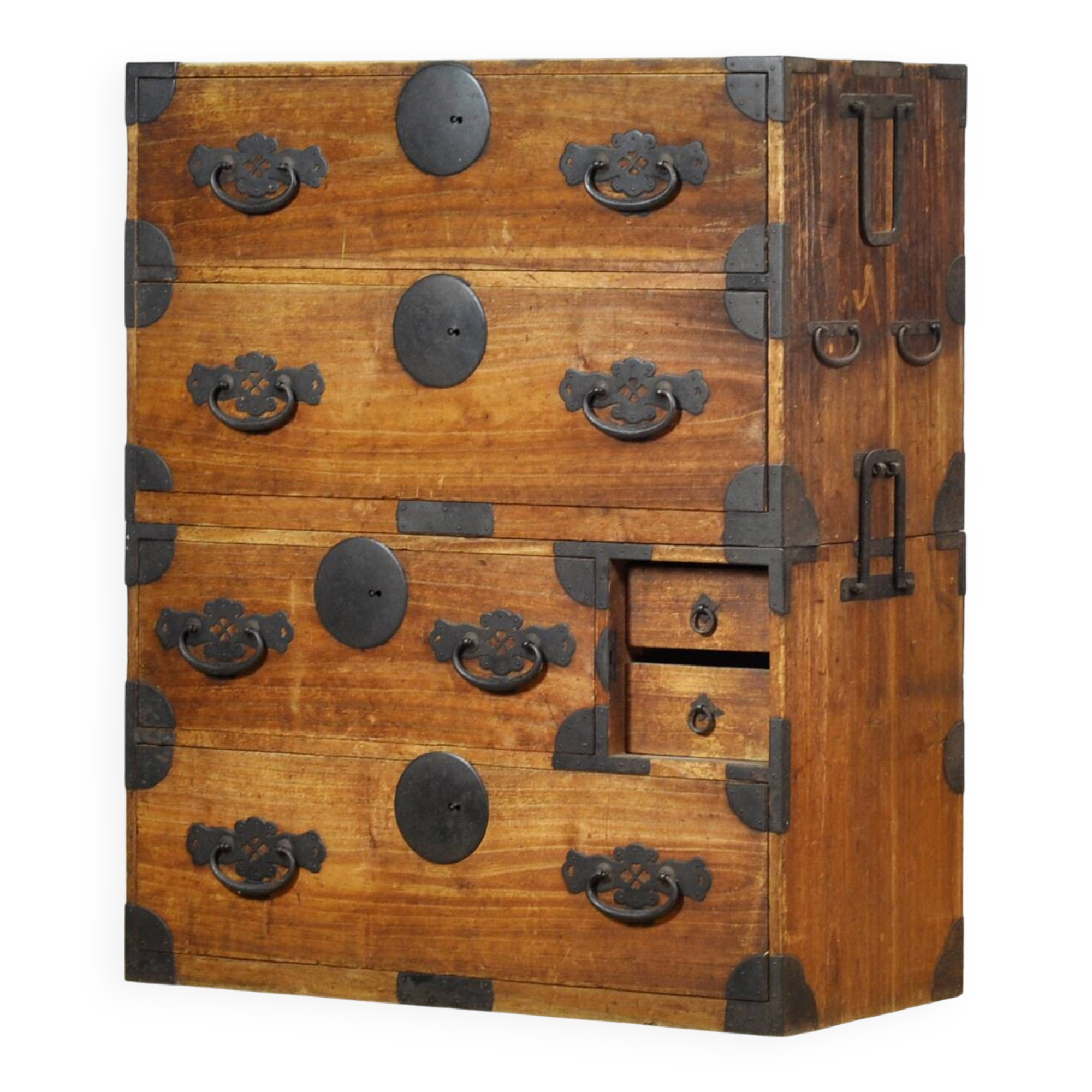 Japanese Tansu chest of drawers, circa 1870