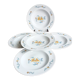 5 hollow plates in Limoges porcelain by Bernardaud - Lhasa Soap