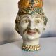 Italian ceramic vase Caltagirone Sicily 1960