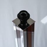 Plexiglass/metal floor lamp 70s