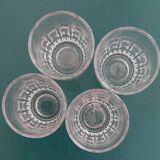set of 4 liqueur glasses or verrines