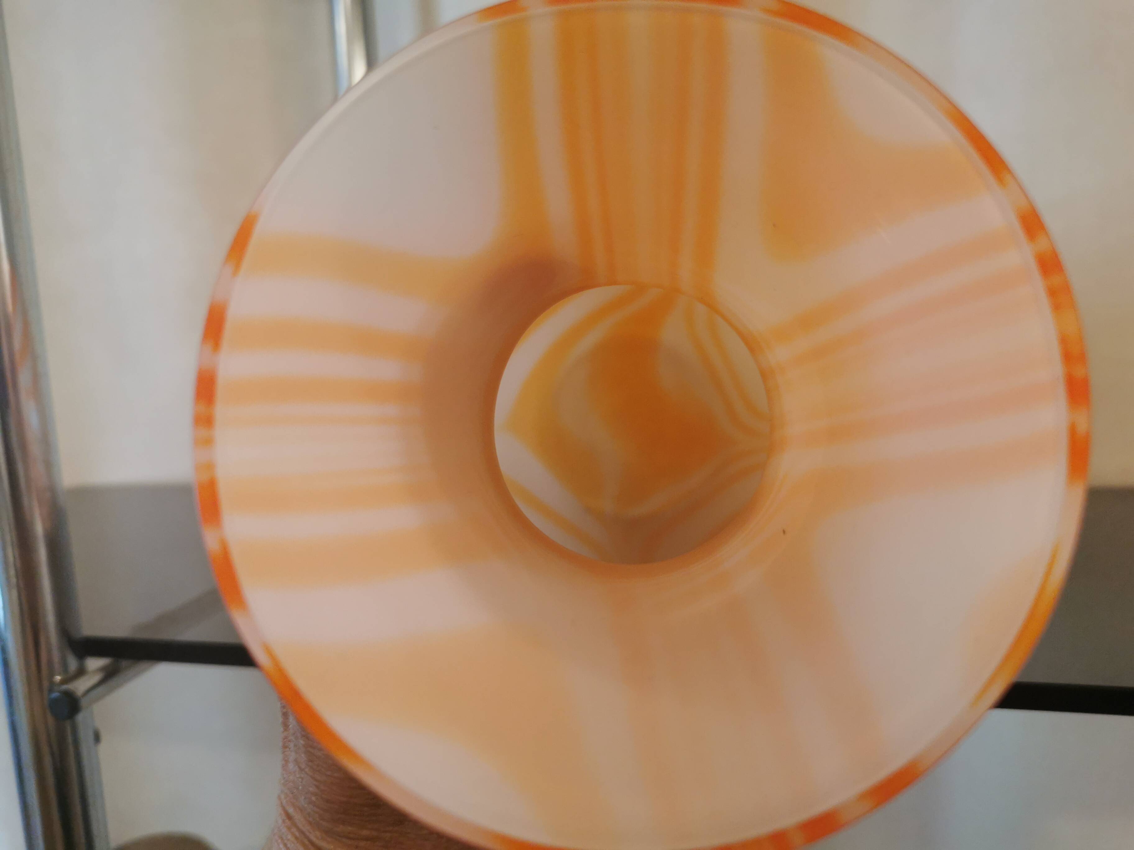 Large vintage Murano glass vase, Italy, 70s