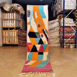 Moroccan Berber carpet hallway Boujaad 288 x 80 cm new