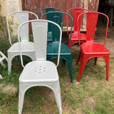 Set of 6 Tolix chairs