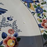 Vintage Peacock dish or large plate 47 cm