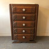 Art Deco rag chest of drawers