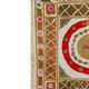 Vintage Turkish hand-knotted rug 124x138 cm