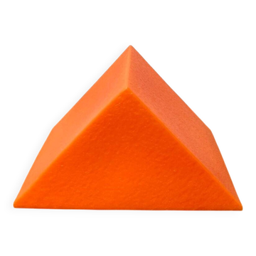 Postmodern Orange Prism Shape Floor or Table Lamp from Heico, 1980s