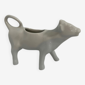 Crémière pot de lait porcelaine vache Apilco France