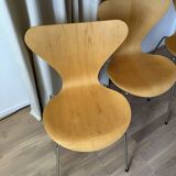 Set of 4 Serie 7 chairs (3107) by Arne Jacobsen / Fritz Hansen