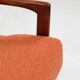 Vintage Armchair Orange Papaya Cushions, Poland, 1960