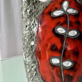 Mid Century Fat Lava 'Pugi' Vase