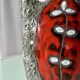 Mid Century Fat Lava 'Pugi' Vase