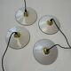 Lot of 4 small vintage enamel pendants