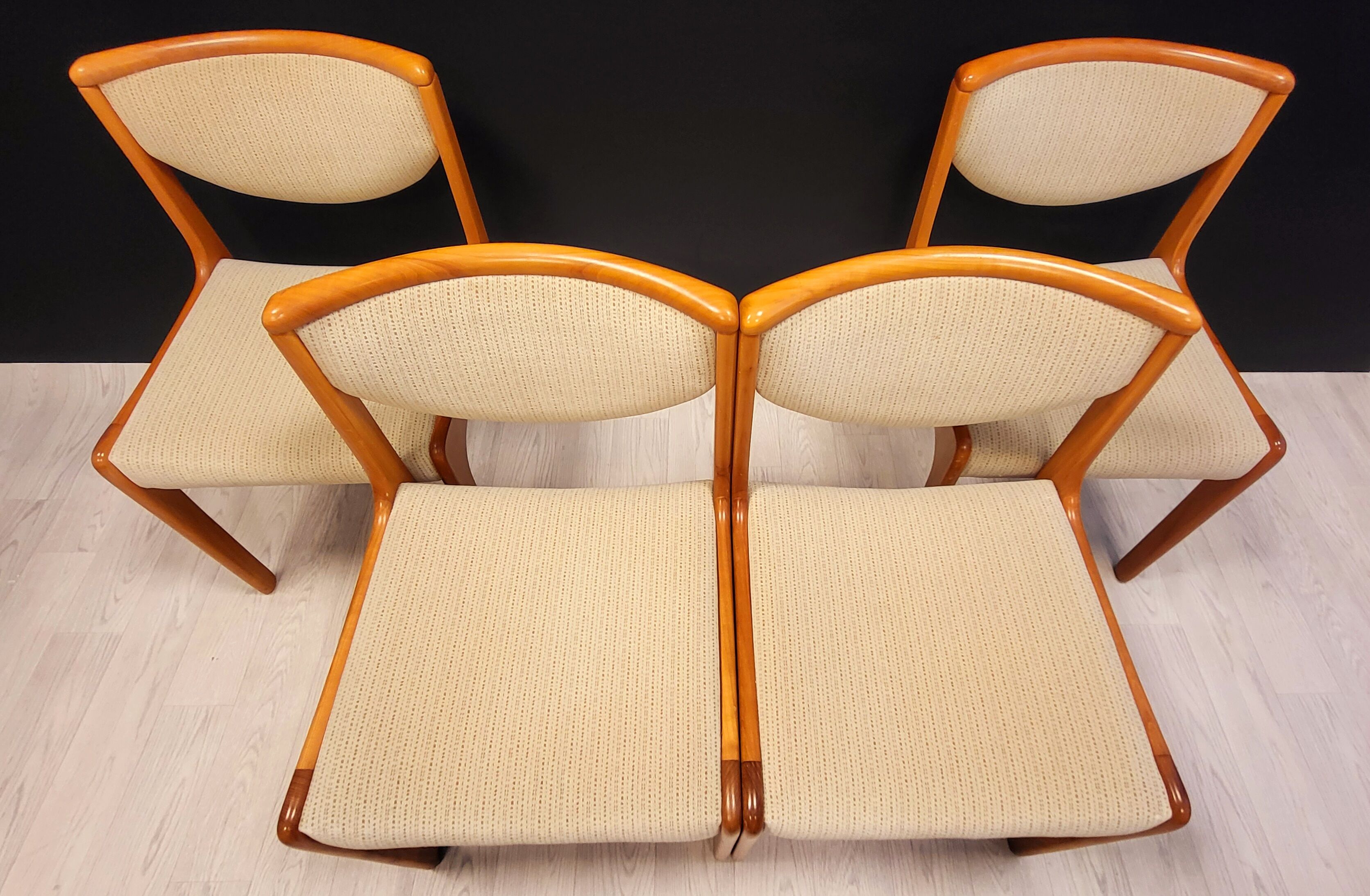 Set of four chairs
