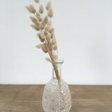 Molded glass vase