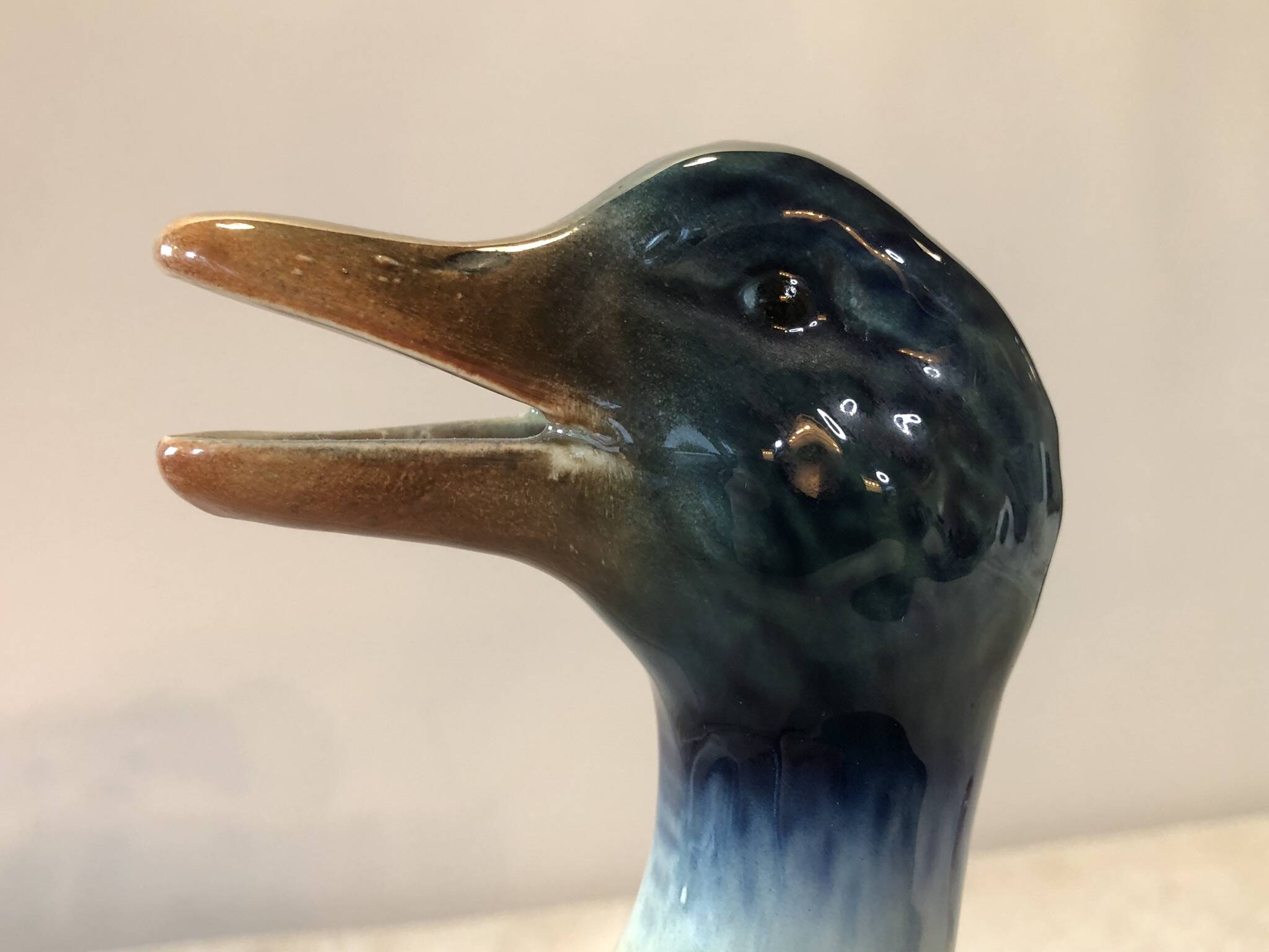 Old Duck Barbotine - Pitcher or Vase