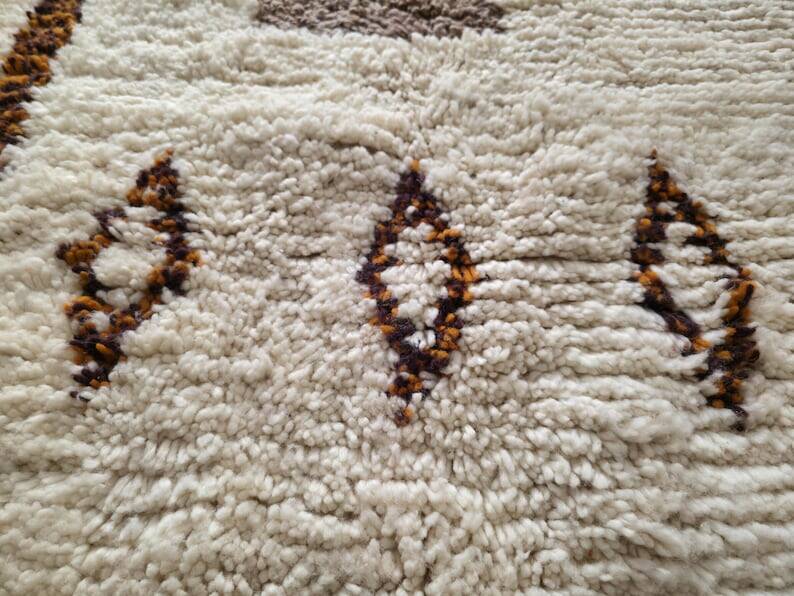 Handmade Moroccan wool rug, 150/250cm