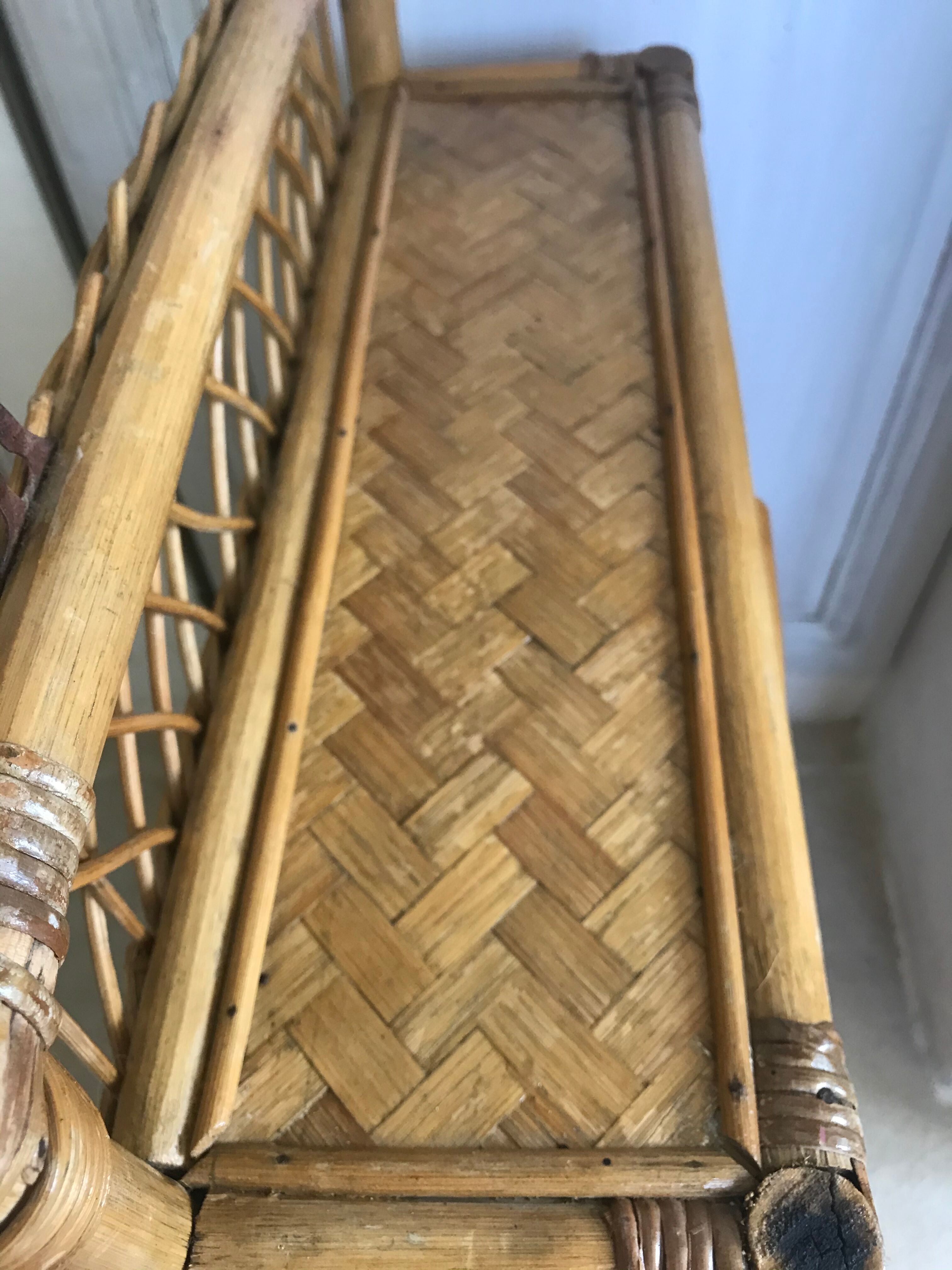 Rattan wall cabinet 82X48