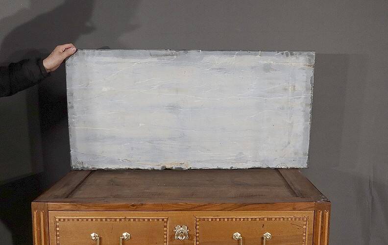 Small regional walnut commode, louis xvi style – early 19th century