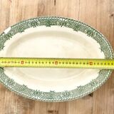Plat oval Longwy