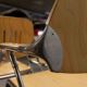 Lot of 6 "Golf" model chairs designed by Francesco Zaccone for the Brunner brand