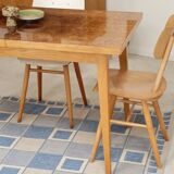 Extendable lacquered table czechoslovakia trud 1960