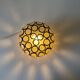 Iron or structured glass wall light by Limburg, 1960s, Germany.