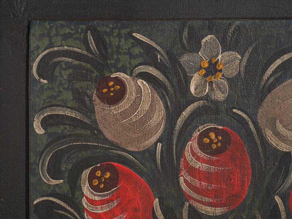 Antique painted pine wardrobe – Austro-Hungarian Empire, Year 1835