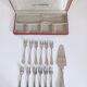 Box of dessert forks and pie shovel Guy Degrenne