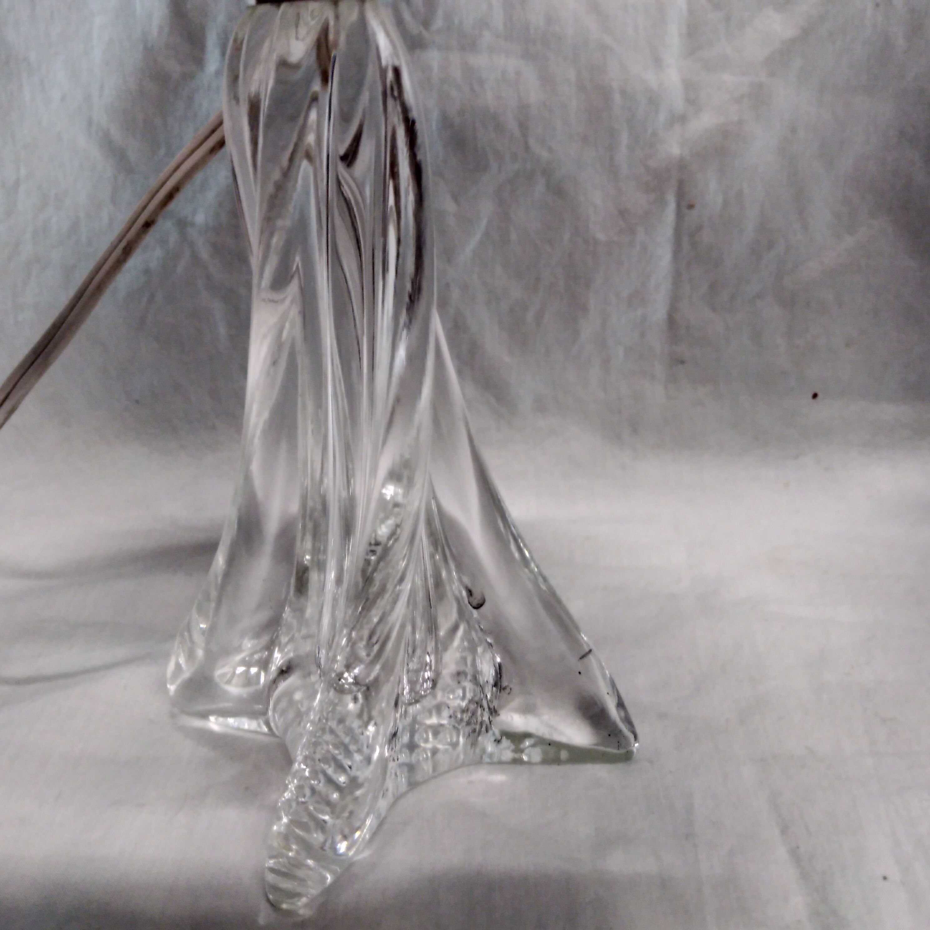 Pair of 1960 crystal lamps