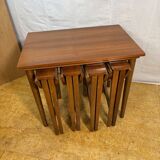 Mid-Century Retro Vintage Teak Nest of Tables by Poul Hundevad 1960  Iconic