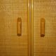Rattan cabinet and vintage bamboo