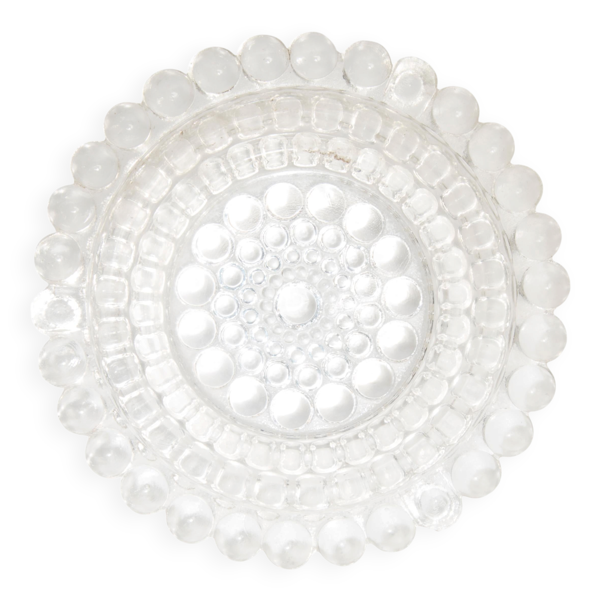 Crystal bowl ashtray from the mid-20th century, Italy, 1970s.