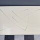 cream and green color 1960s formica dining table enlarge and changing in height