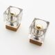Fantastic set of 2 Sputnik Peill Putzler Wall Sconces
