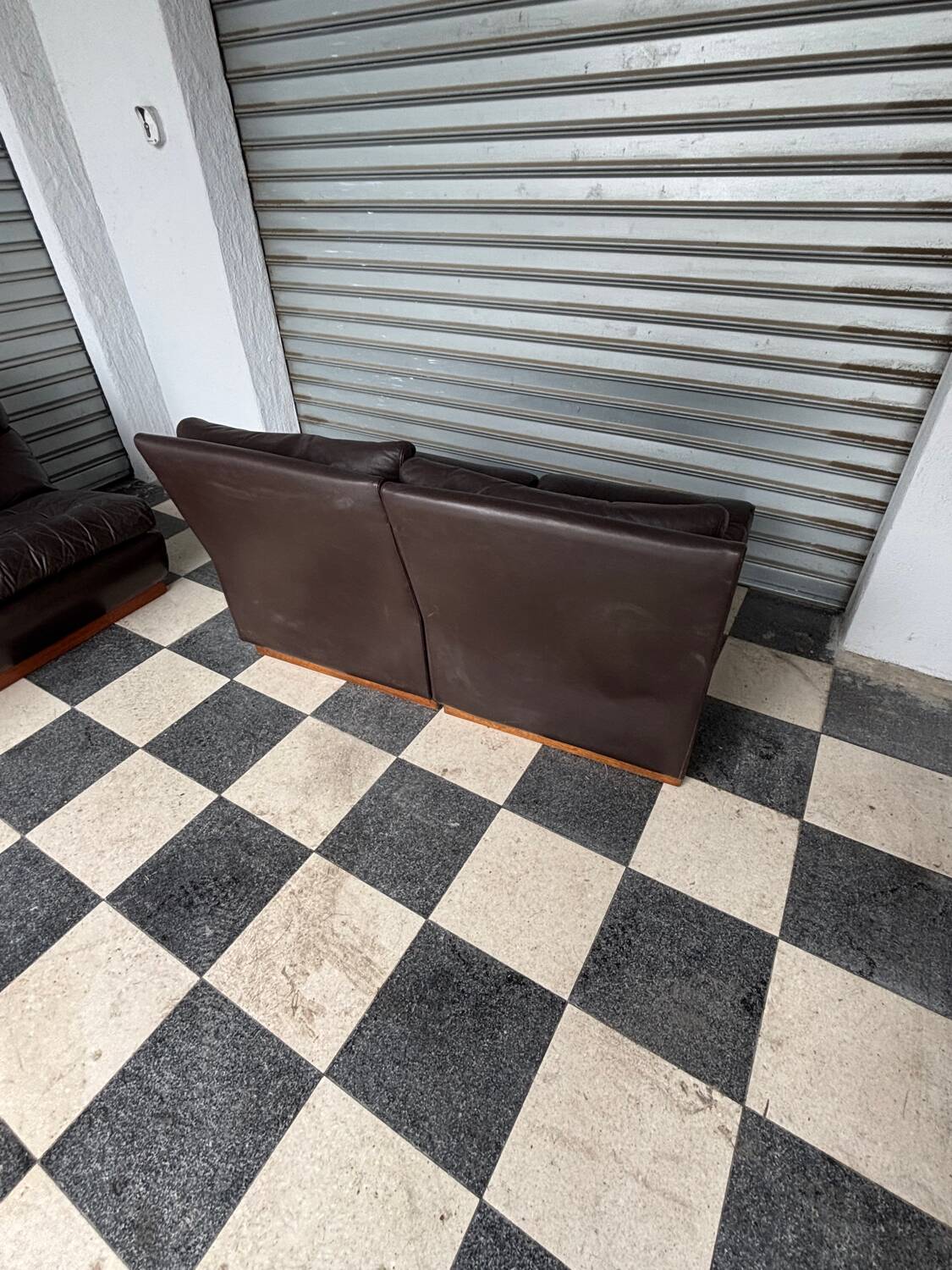 Chauffeuse cuir Roche Bobois