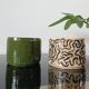 Duo de céramiques d'atelier vintage 70's