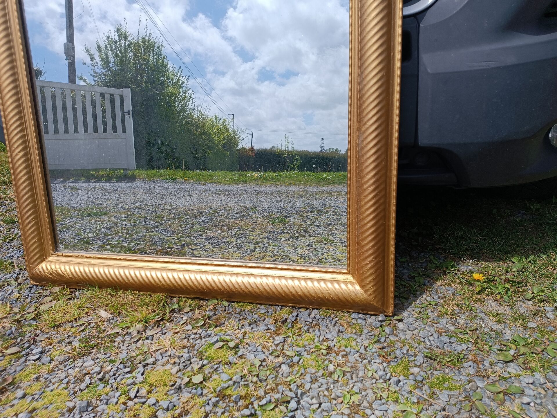 Miroir ancien louis Philippe 147/90 cm