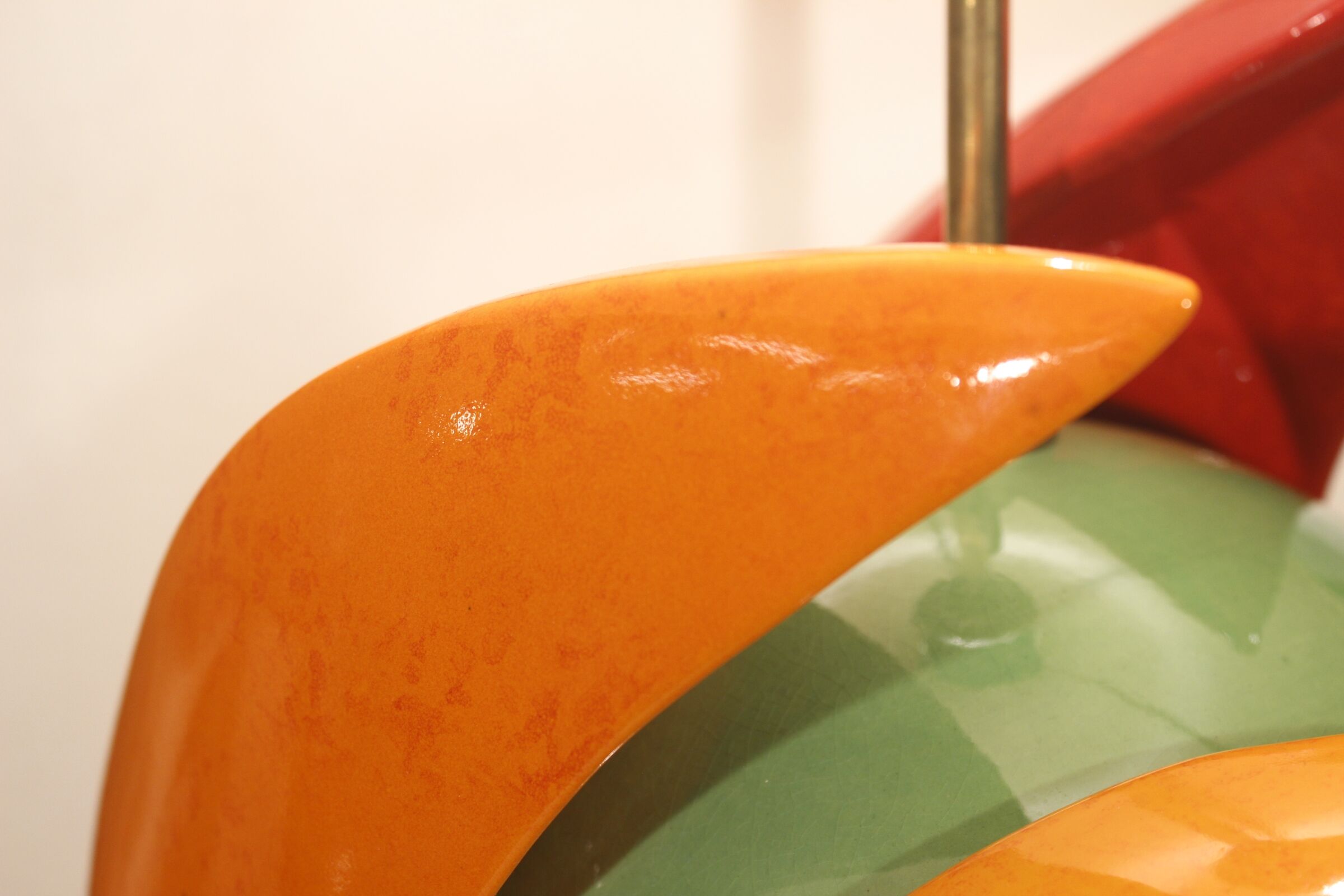 Ceramic lamp by François Chatain, France, 1990s