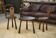 Ensemble de 2 chaises et une table brutaliste pour enfant 1960’s