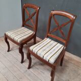 Pair of dining style chairs