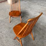 Elegant lounge chairs, 1955, set of 2