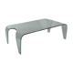 Glass coffee table around 1980