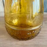Pichet 70s en verre jaune