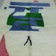 Traditional handmade Berber rug, size 150 x 250 cm