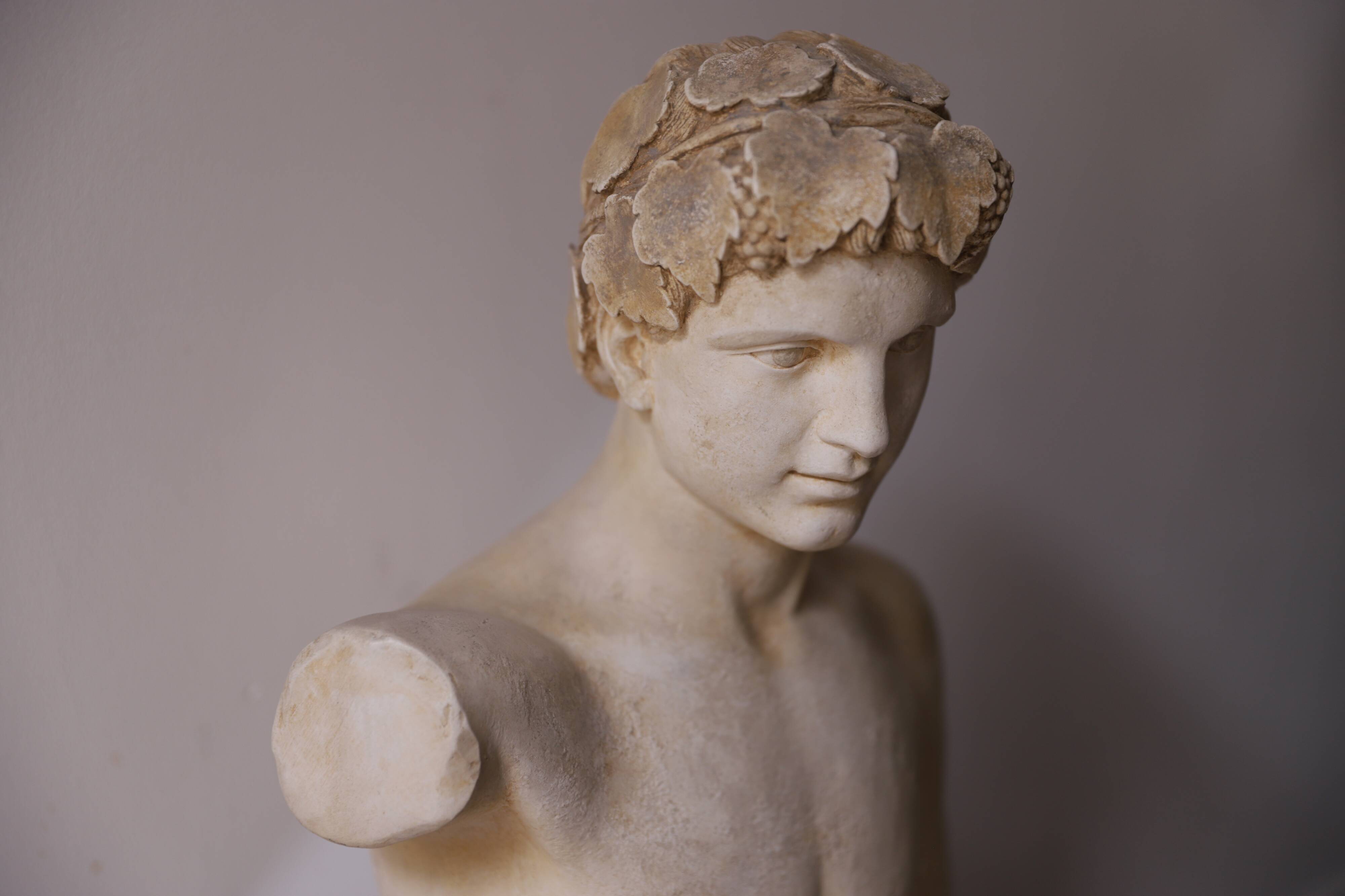 Plaster bust of Apollo